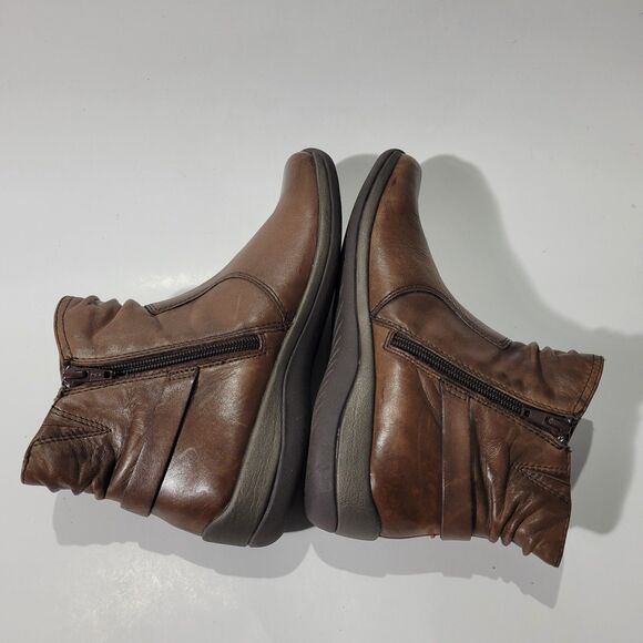 Earth Womens Brown ANKLE BOOTS SZ 8B - Picture 5 of 9
